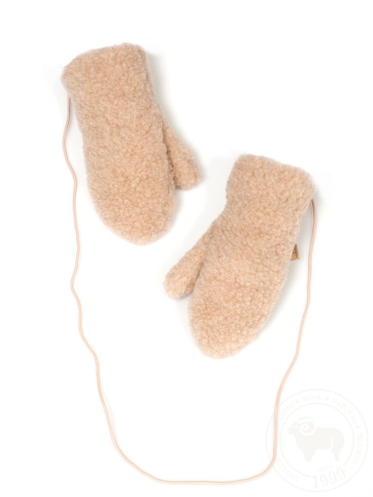 moufles en maille bébé avec cordon - HEMA
