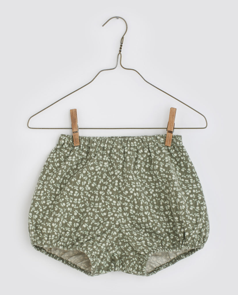 Little Cotton Clothes Bloomer liberty vert - Little Cotton Clothes Poppy bloomers organic - porcelain floral in laurel