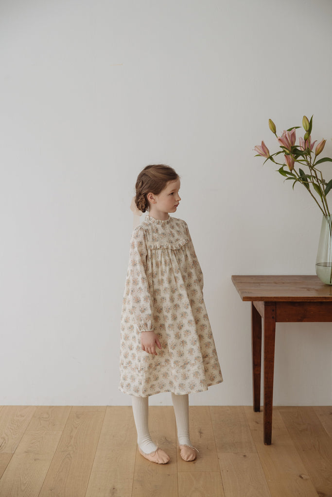 Robe Claire Louisiella - Robe imprimé fleuri ample romantique 