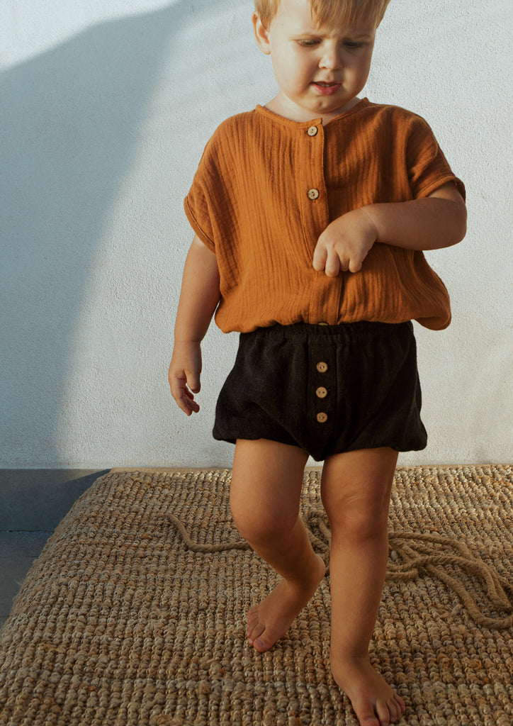 Barboteuse Popelin Kids - Barboteuse bébé mixte vichy gaze de coton